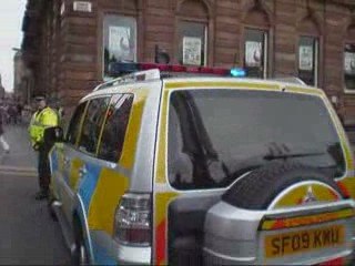 mitsubishi Shogun Police Glasgow 2009