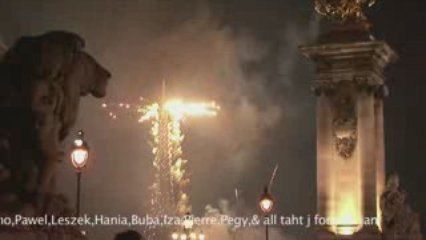 feux d'artifice fireworks Tower Eiffel  14 juillet 2009