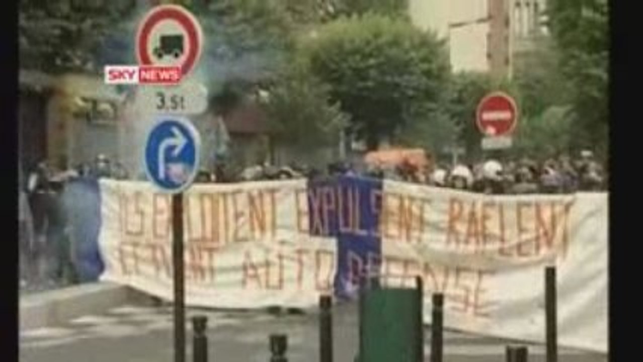 Manif squat LaClinique Montreuil