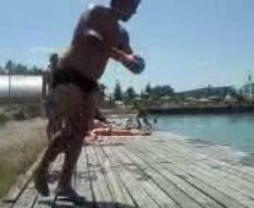 moi ki realise un coup pied de lune