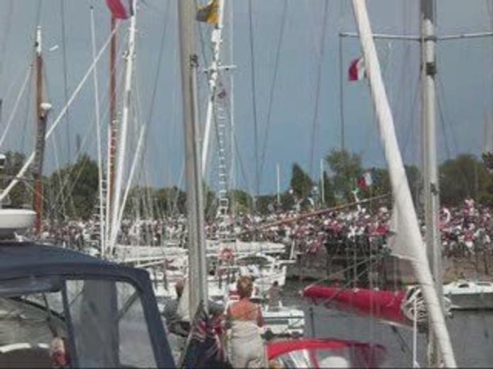 mat incliné Honfleur 14 juillet 2009 - partie 2