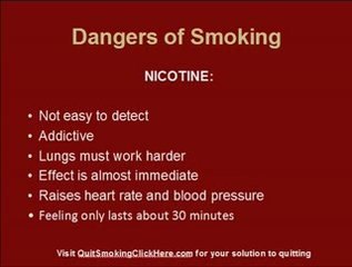 Dangers of Smoking