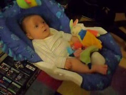 Nathan (2 mois) et son papa