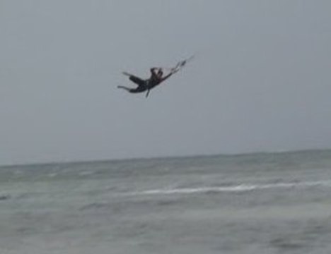 kitesurf session à Pointe Faula, Martinique