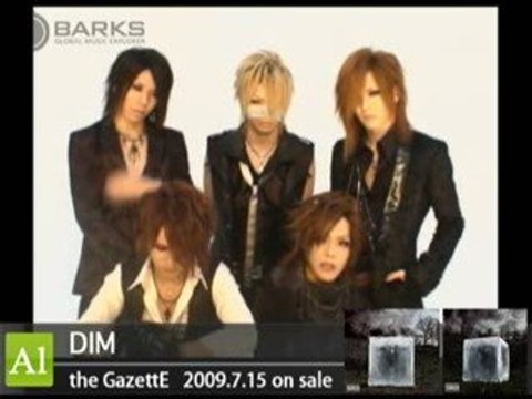 the GazettE - BARKS comment [15/07/2009]