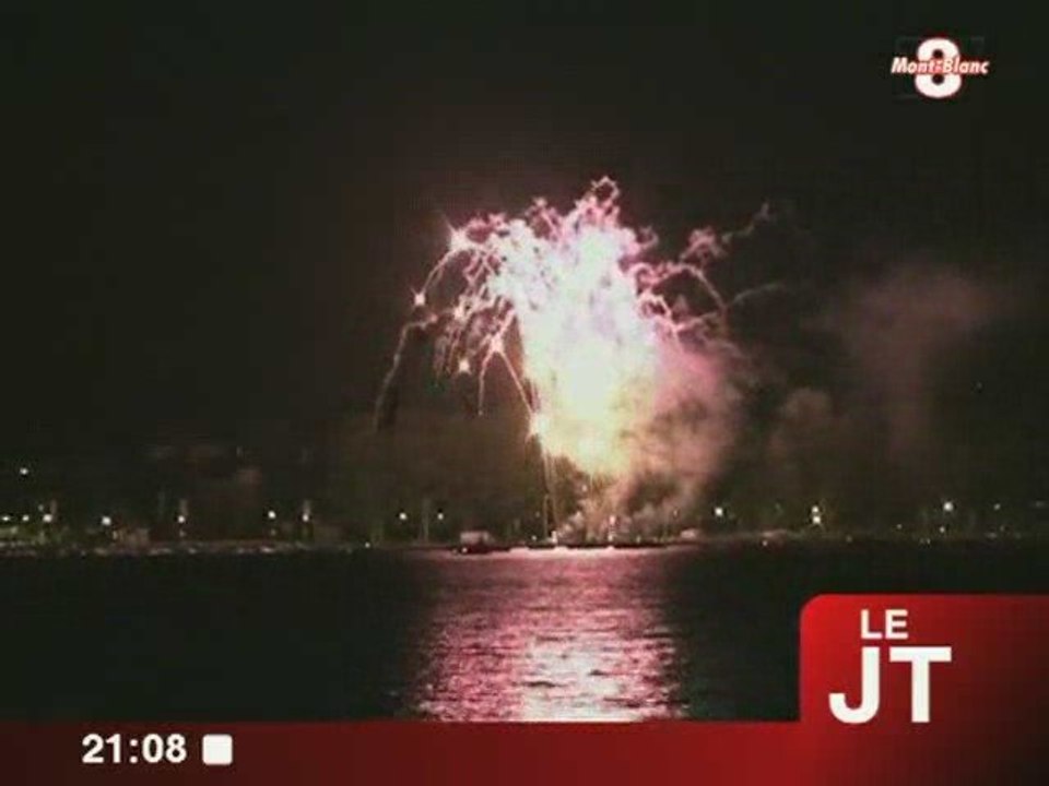 14 juillet : Feu d'artifice à Annecy