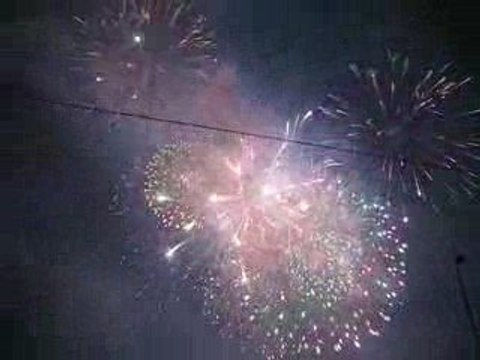 Feu d'artifice Nantes - bouquet final