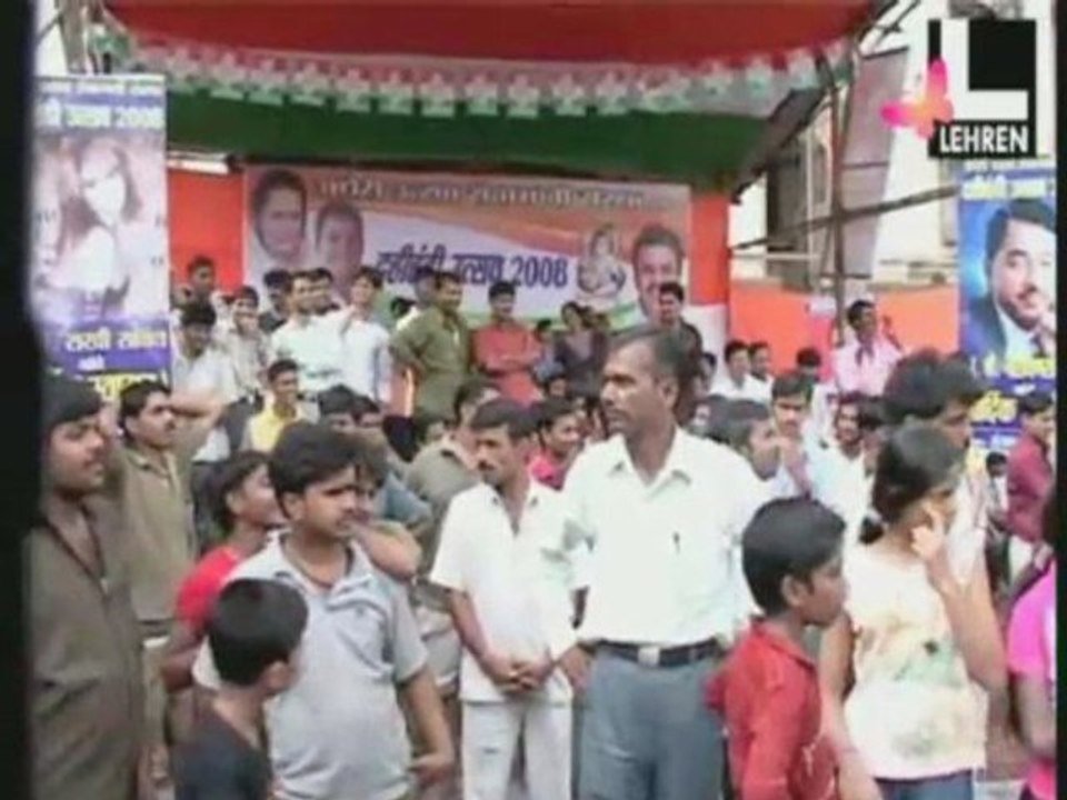 Sanjay Nirupam celebrating Janmashthami