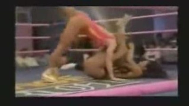 Cheerleaders vs Jungle Woman & Spanish Red (GLOW Wrestling)