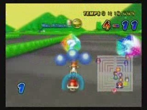 5eme partie du 16/07/2009 bataille ballon mario kart wii