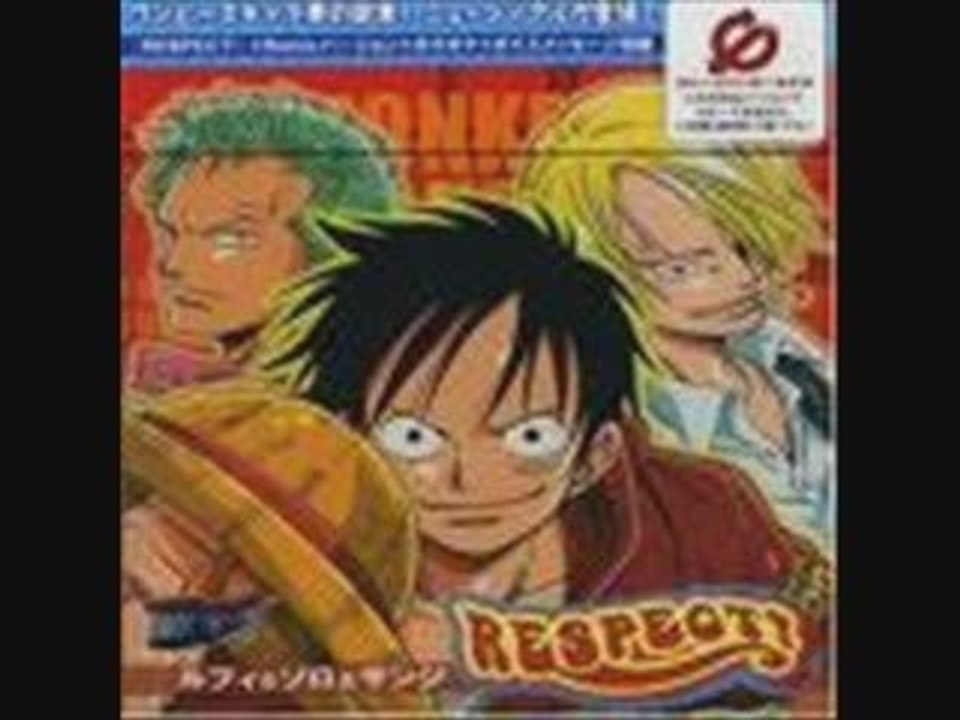 zoro,luffy et sanji chante : respect