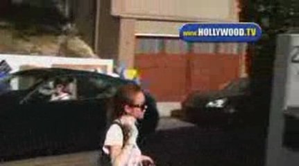 Lindsay Lohan And Samantha Ronson In Los Angeles.