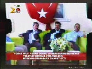 Tokat milletvekili Reşat Doğru Zile TV yi ziyaret etti