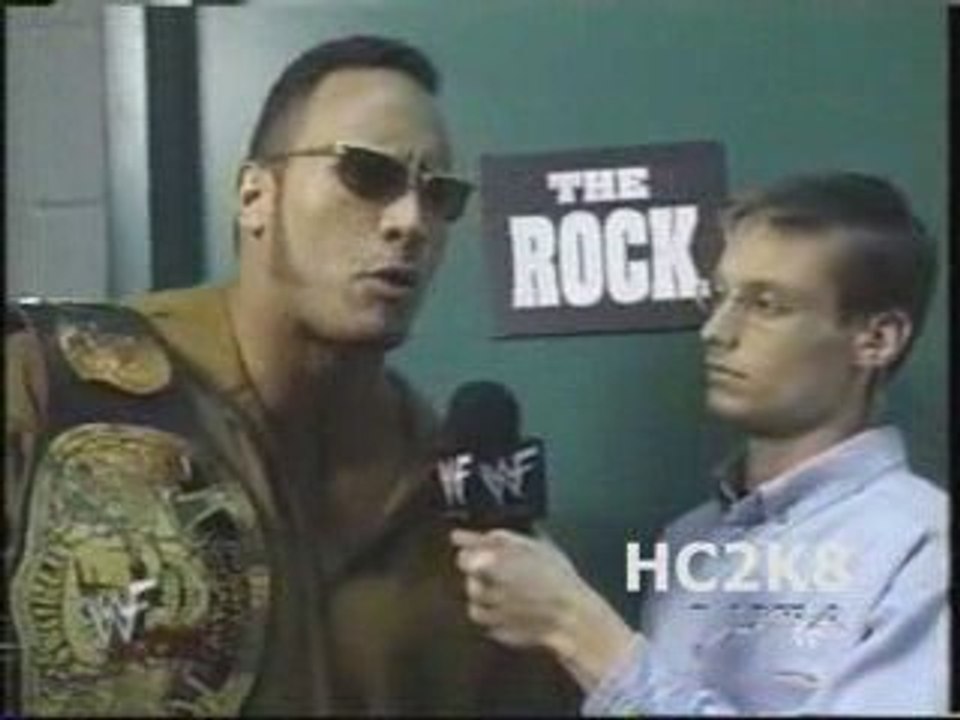 The Rock talks about Austin and his belt