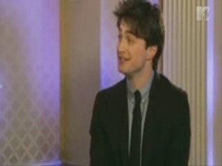 Daniel Racliffe, Tom Felton and Bonnie Wright in MTV.com