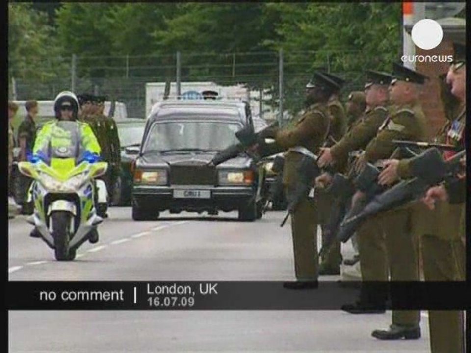 Enterrement des soldats tués