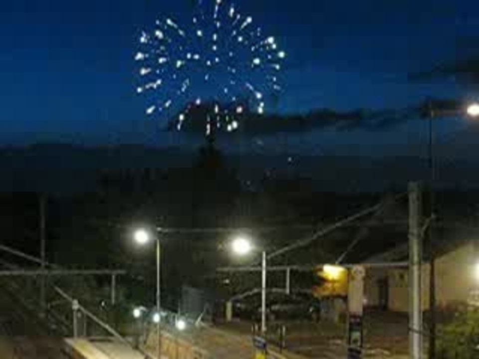 Saint Sébastien sur Loire : feu d'artifice
