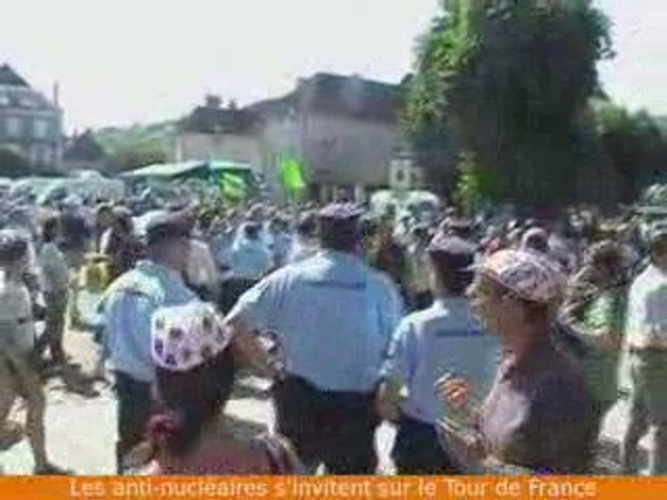 Les anti-nucléaires s'invitent sur le Tour