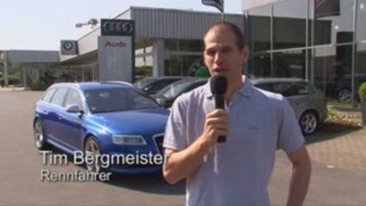 Schnell fahren auf der Autobahn