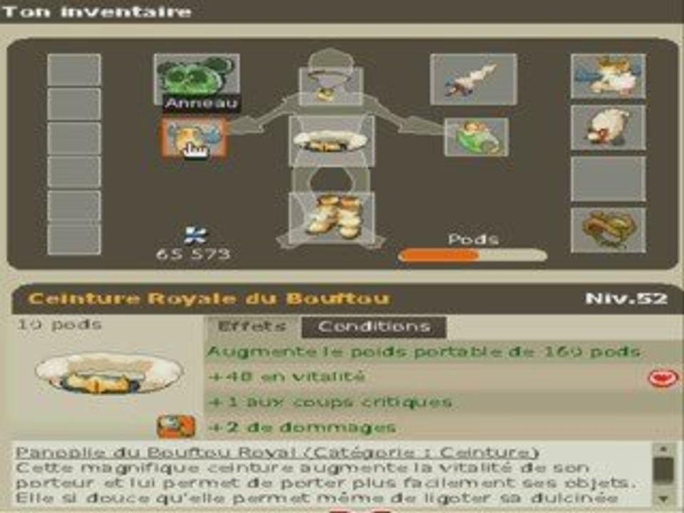 Mon perso dofus