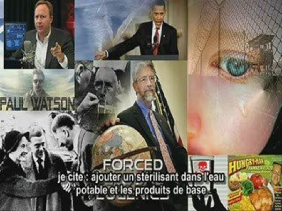 1/3 Alex Jones et Paul Watson: la politique d’eugénisme  S/T
