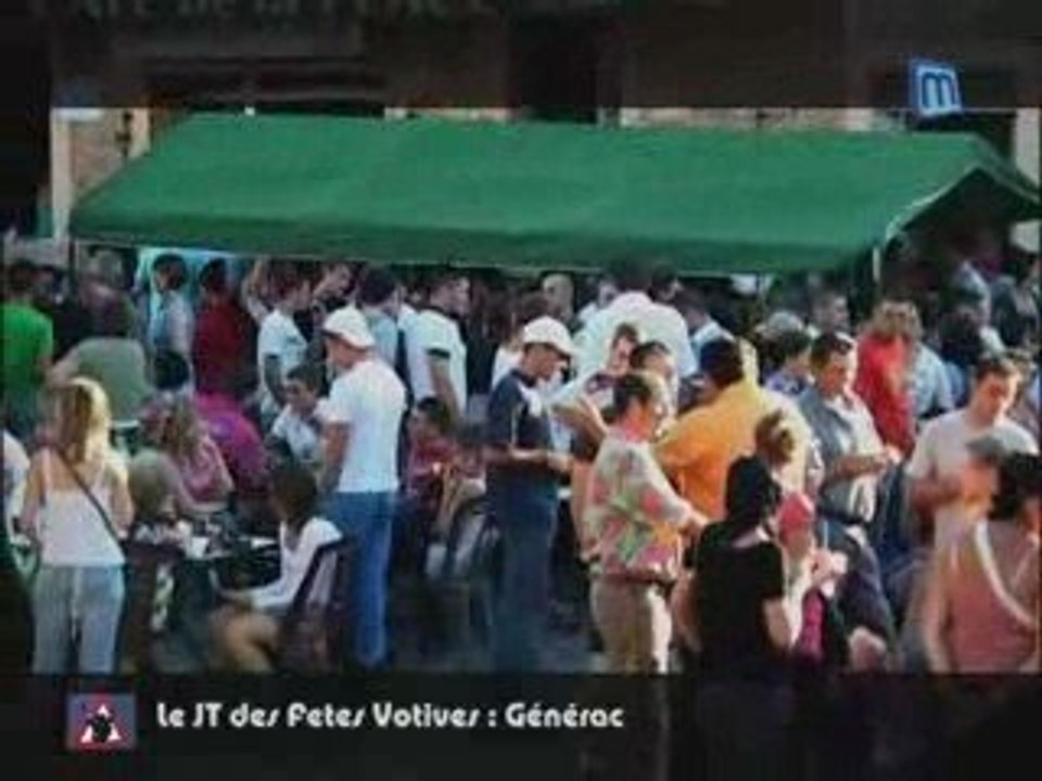 JT des fêtes votives : Generac