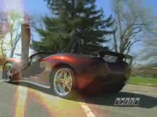 Red Corvette Z06, Porsche 997 & Ronn Scorpion