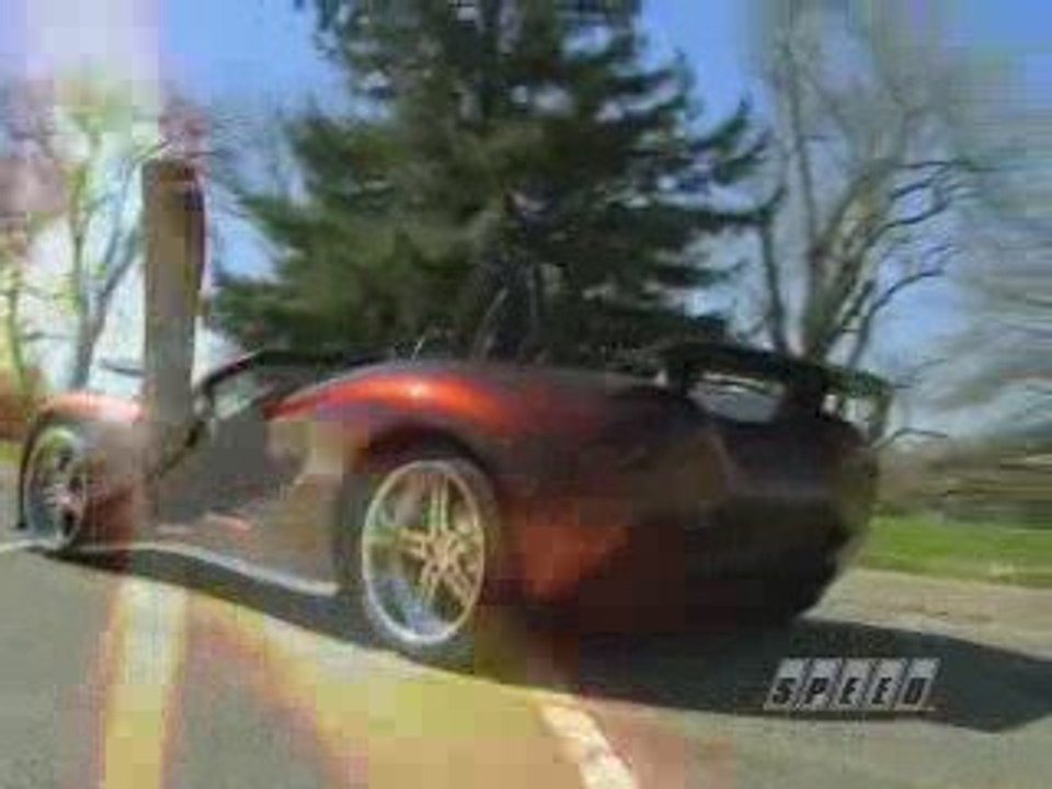 Red Corvette Z06, Porsche 997 & Ronn Scorpion