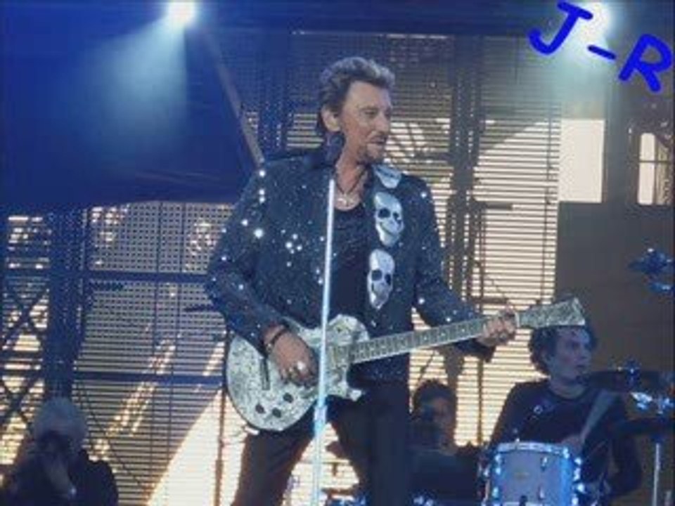 Johnny Hallyday au champ de mars par J-R