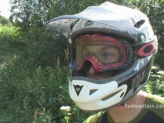 Mountain bike la descente des Houches