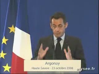 Sarkozy A Argonay - Le Nouvel Ordre Mondial !!!