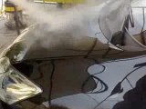buharlı oto yıkama videosu