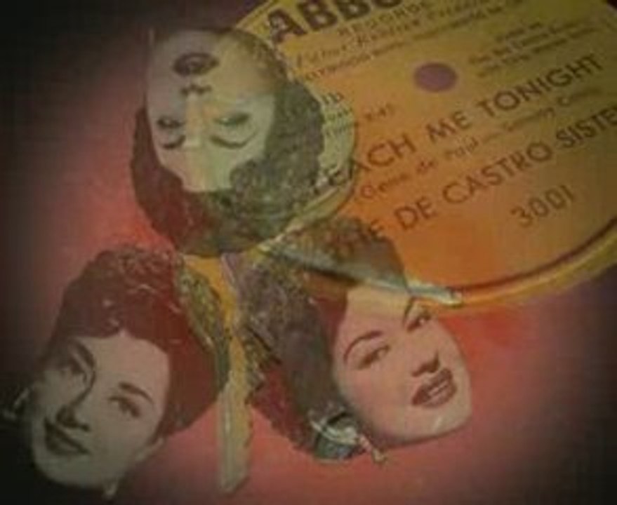 The DeCastro Sisters - Teach Me Tonight (1954)