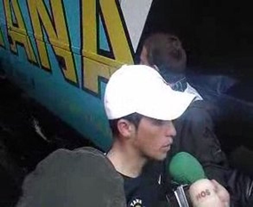 Contador à Colmar Tour de France 2009