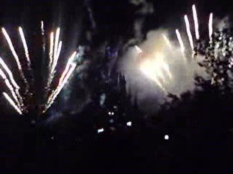 Feux d'artifice Disneyland paris 17 juillet 2009