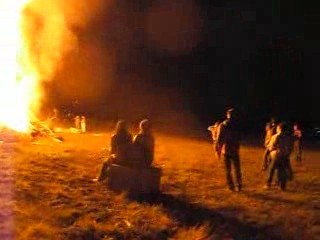 Feu de la saint jean au Bief