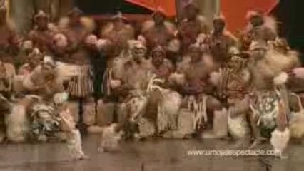 "The war dance'' extrait du spectacle musical AFRICA UMOJA