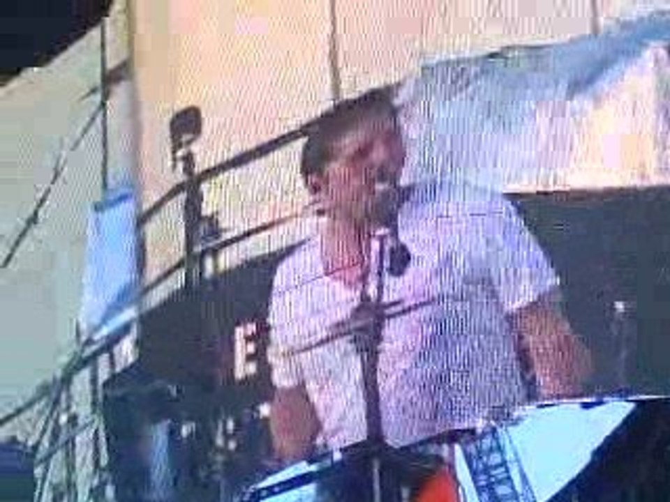 Concert U2 - Nice juillet 2009 - Snow Patrol