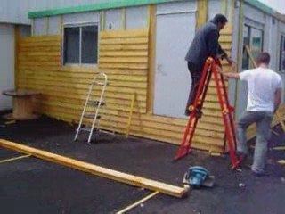 Suite de l'aménagement du local d'accueil