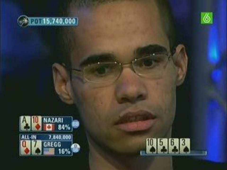 PCA PokerStars Caribbean Adventure 2009 Final table pt05 ESP
