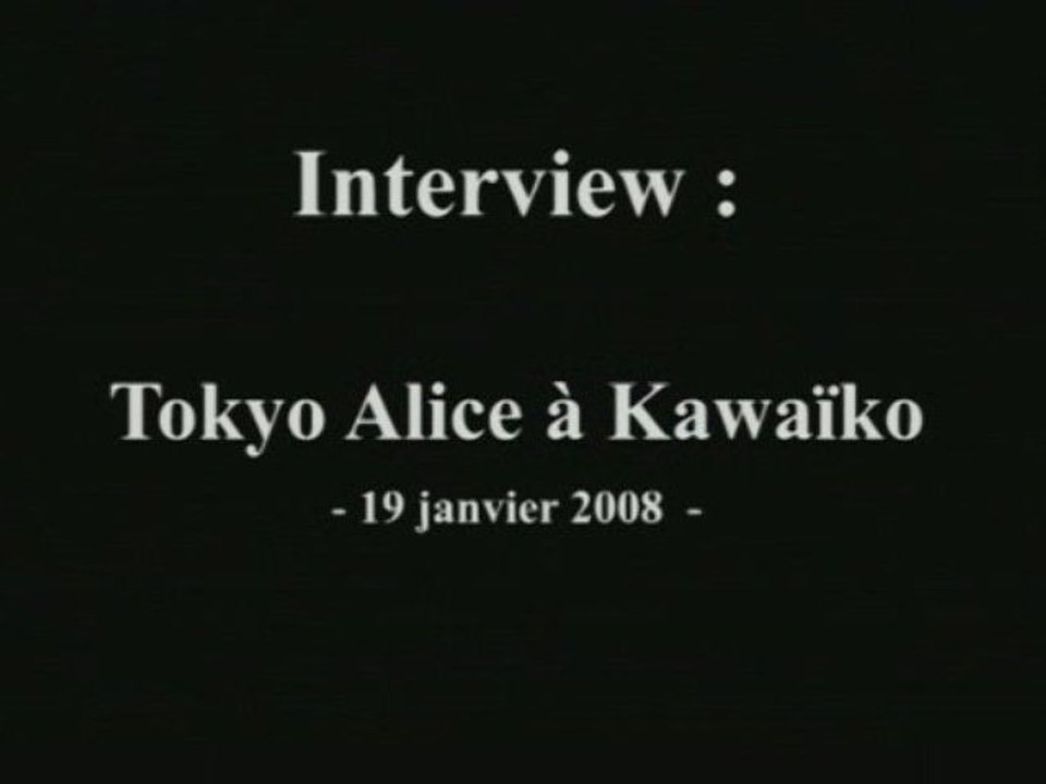 Tokyo Alice - L'interview