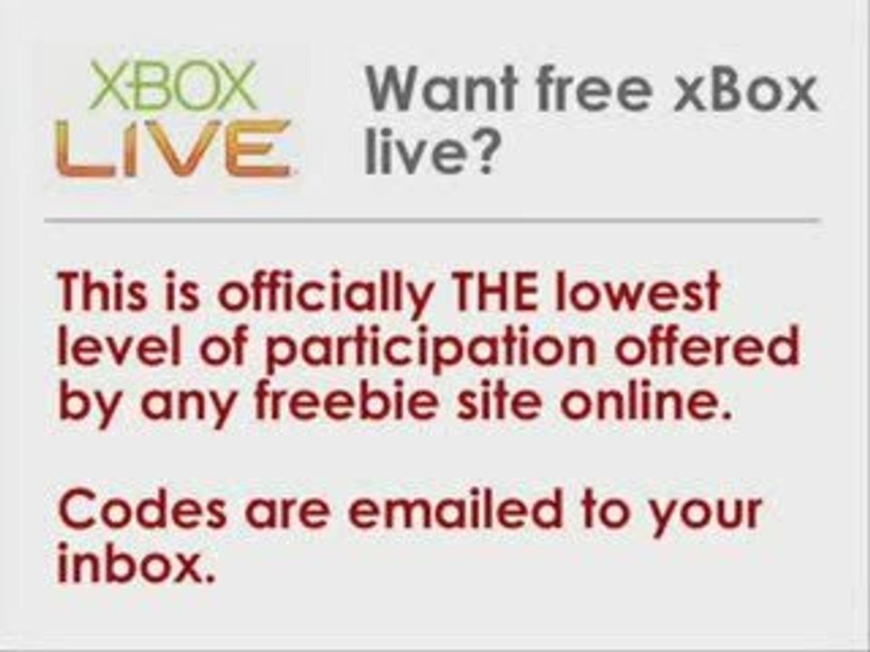 FREE XBOX LIVE SUBSCRIPTION CODES AND MICROSOFT POINTS