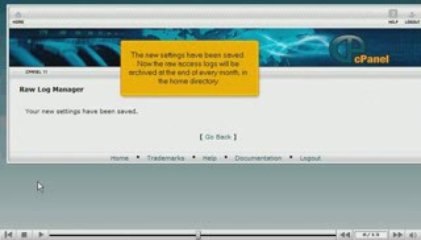 cPanel Tutorial - How to manage the Raw Access Logs