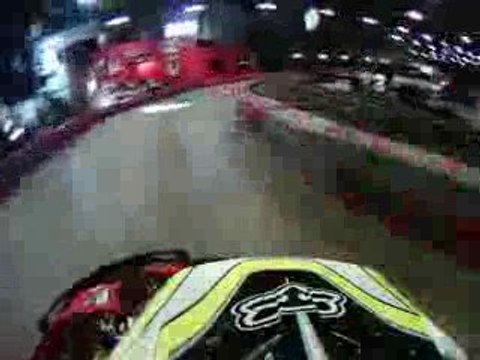 Racing at Indoor MB2 Raceway, California