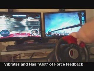 Teen tech TV - Sidewinder force feedback wheel