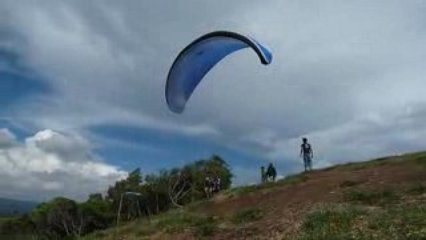 décollage parapente Mic Curiti