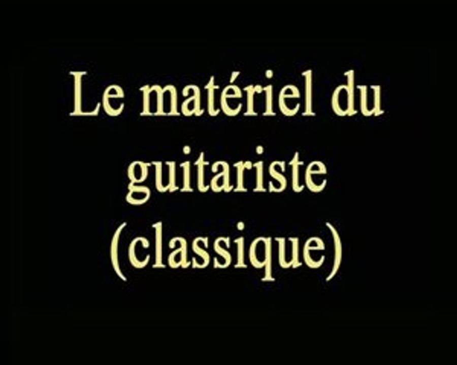 les accessoires de la guitare