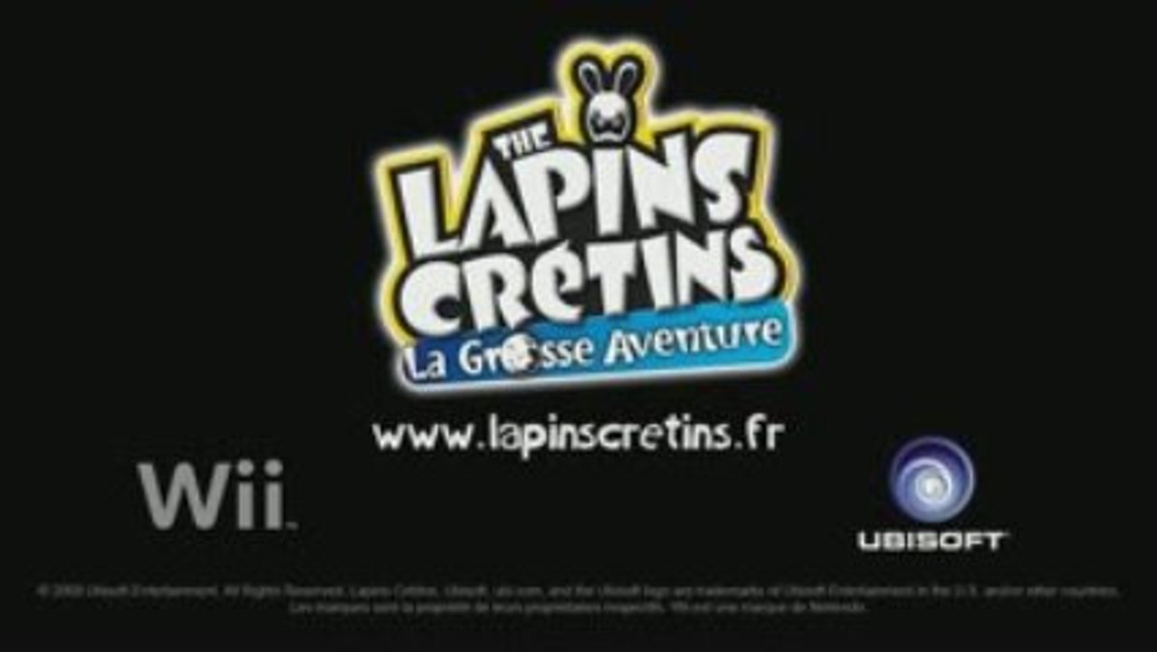 Le premier Lapin Crétin sur la Lune