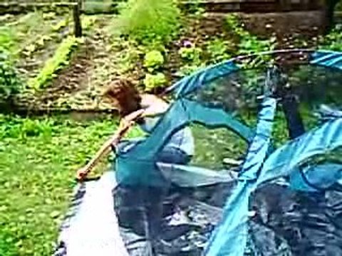 Camping chez Antho - Installation de la tente Jo & Jess