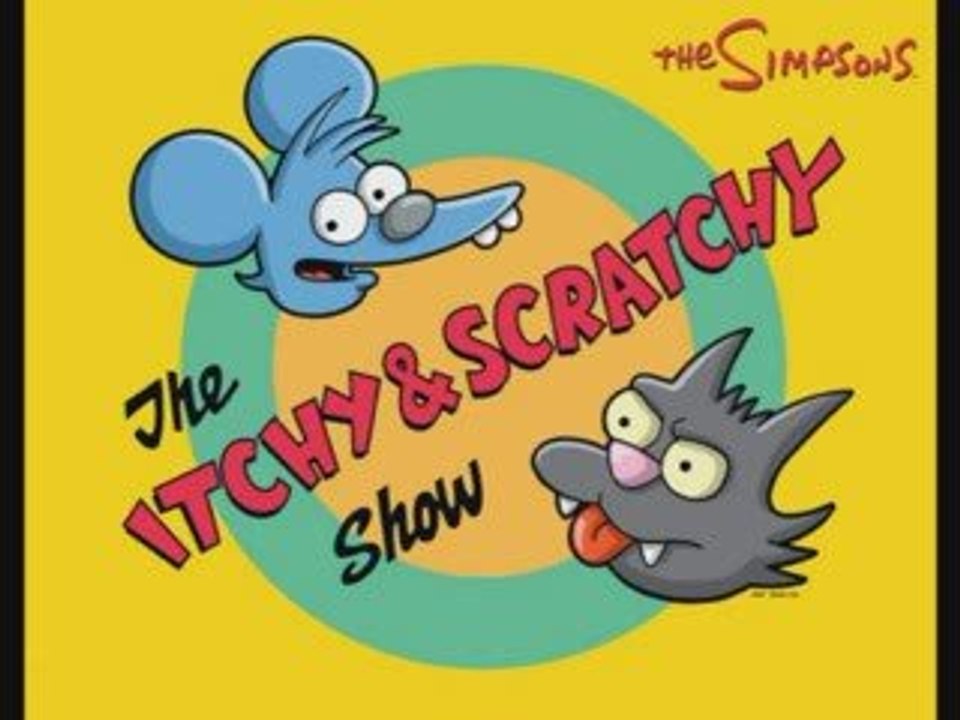ITCHY ET SCRATCHY SHOW SIMPSONS